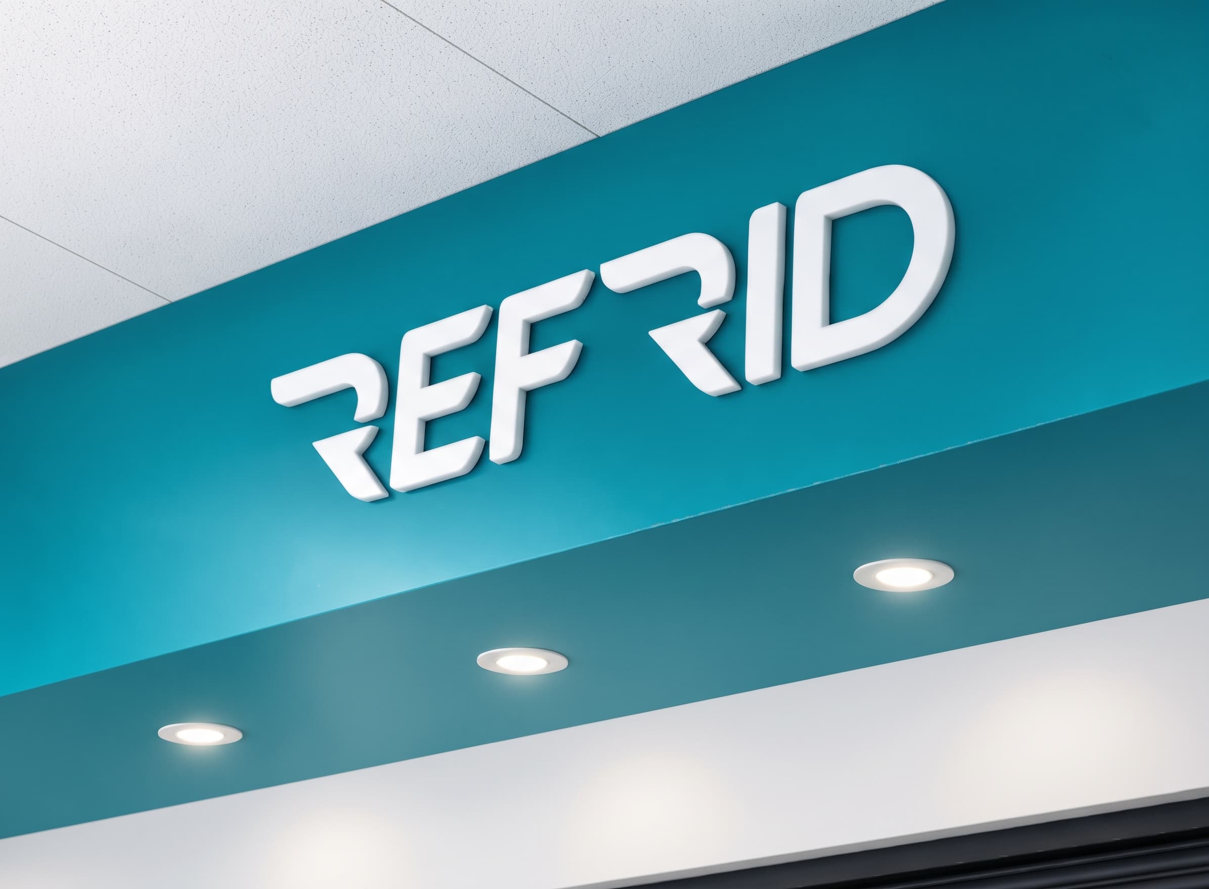 REFRID storefront sign